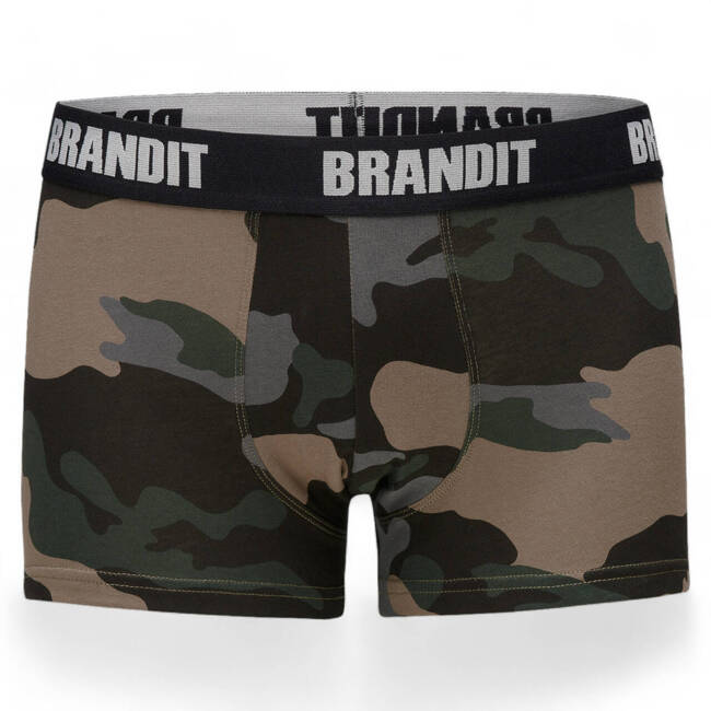 LOGO BOXERS - DARKCAMO/BLACK - BRANDID (2/PACK)