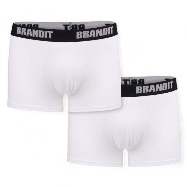 LOGO BOXERS - WHITE - BRANDID (2/PACK)