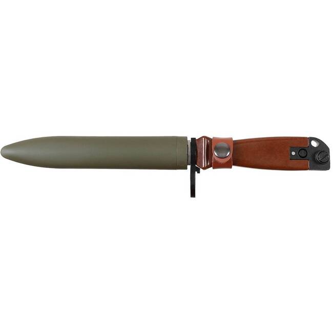 M81 BAYONET KNIFE WITH SHEATH AND PLASTIC HANDLE - CHINESE ARMY - MFH