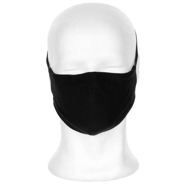 MASK FOR MOUTH AND NOSE - MFH® - BLACK