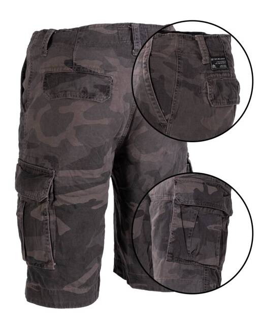 MEN'S DARK CAMO VINTAGE SHORTS - MIL-TEC