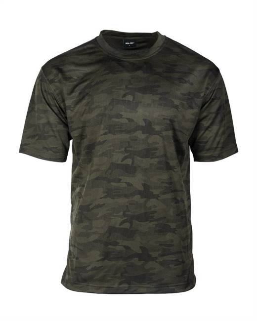 MESH T-SHIRT - WOODLAND - MILTEC