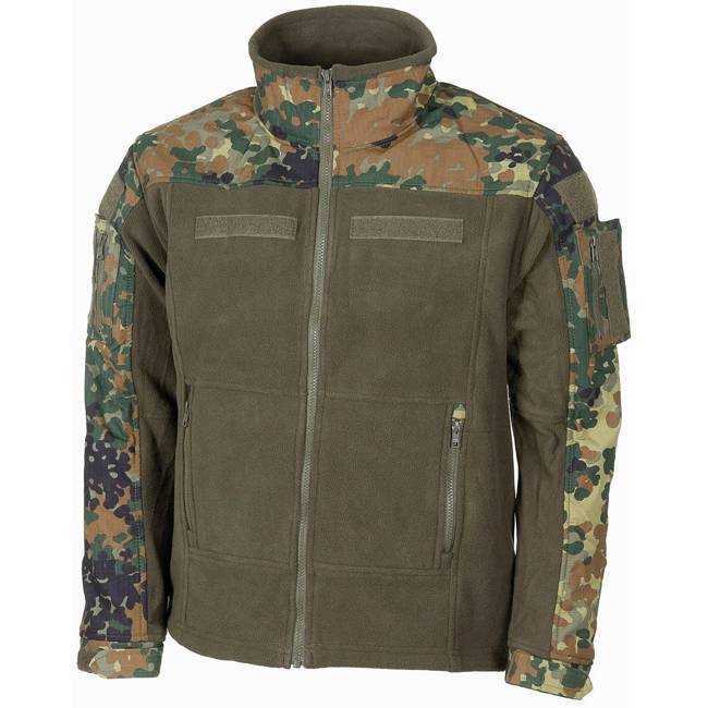 MFH "COMBAT" JACKET - FLEECE - BW CAMO