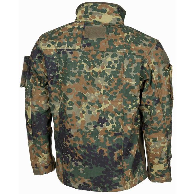 MFH "COMBAT" JACKET - FLEECE - BW CAMO