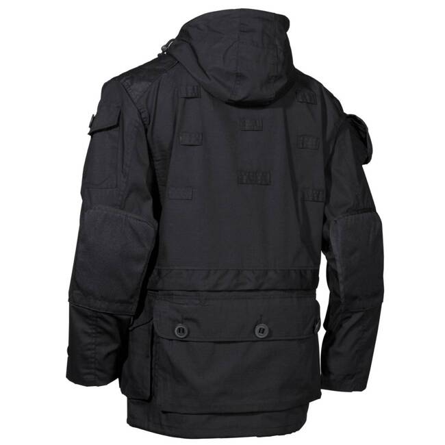 MFH commando jacket black Rip-Stop