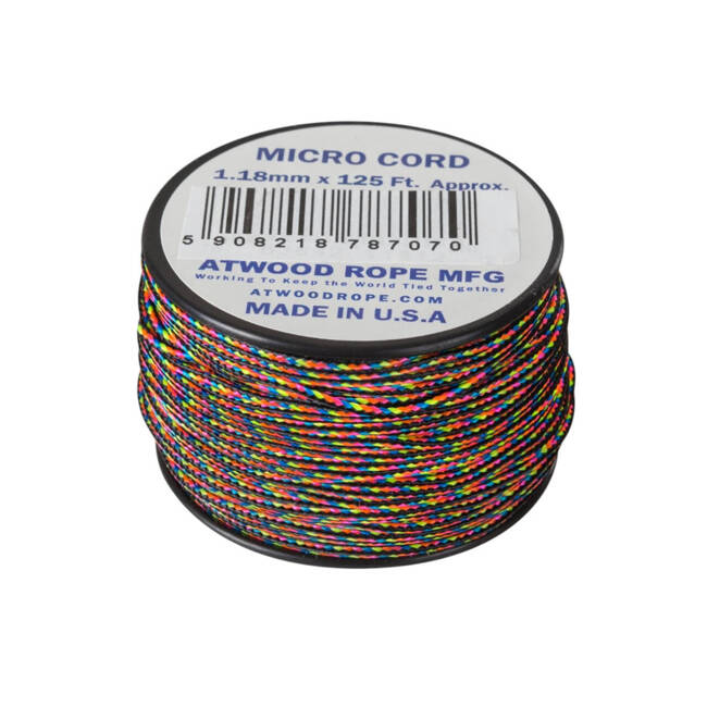 MICRO NYLON CORD - 100 LBS./ 46 KG - 38 M/125 FT. - HELIKON-TEX - DARK STRIPES