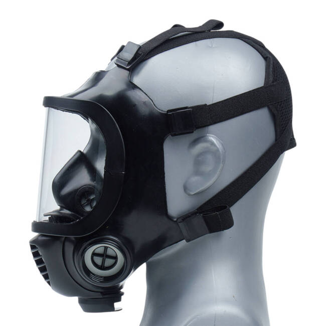 MILITARY GAS MASK CM-6 - NATO - BLACK