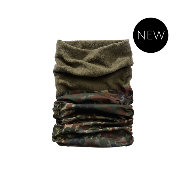 MULTIFUNCTIONAL HEADBAND - FLEECE - FLECKTARN CAMO - BRANDIT