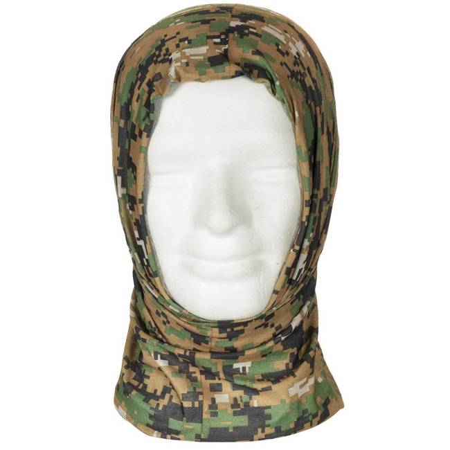 MULTIFUNCTIONAL HEADGEAR - DIGITAL WOODLAND - 50 x 25 CM - MFH®