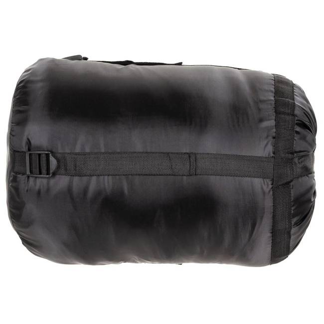 MUMMY SLEEPING BAG - 2-LAYER FILLING - FOX OUTDOOR® - BLACK