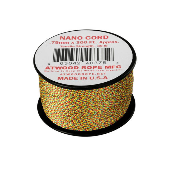 NANO NYLON CORD - 36 LBS./ 17 KG - 91 M/300 FT. - HELIKON-TEX - JAMAICAN ME CRAZY