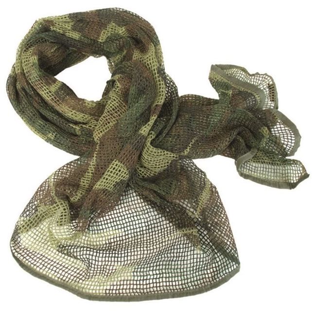 NET SCARF PES - 190x90 CM - Mil-Tec® - WOODLAND