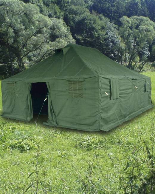 OD ARMY TENT POLYESTER  6 x 5 x 3,2 x 1,75 m