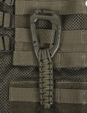 OD KEYHOLDER PARACORD W.KARABINER MOLLE