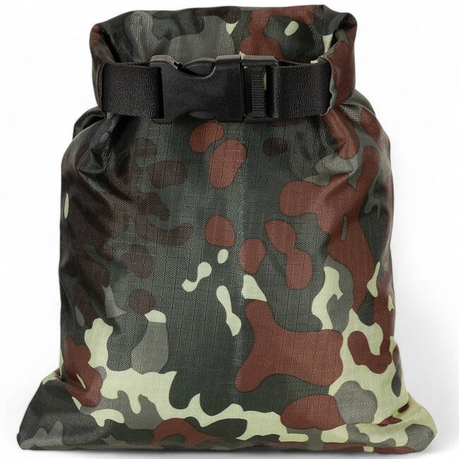 PACK SACK - DRYBAG - 1 L - FLECKTARN CAMO - MFH