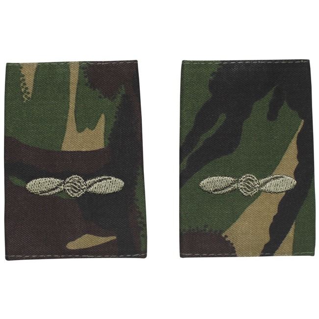 PAIR OF EPAULETTES - LEADING AIRCRAFTMAN - MILITARY SURPLUS BRITISH ARMY - DPM CAMO - LIKE NEW