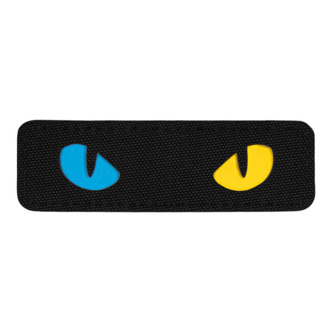 PATCH CAT EYES LASER CUT - BLACK/YELLOW/BLUE - M-TAC