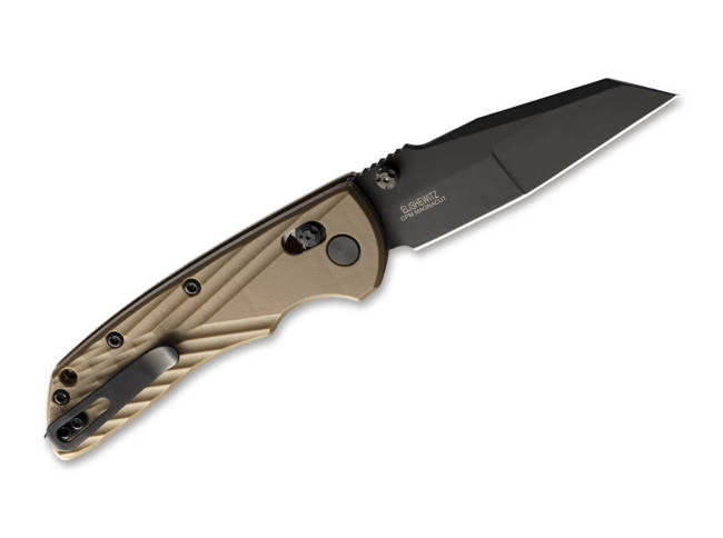 POCKET KNIFE DEKA  3.25" WC FLAT DARK EARTH - HOGUE