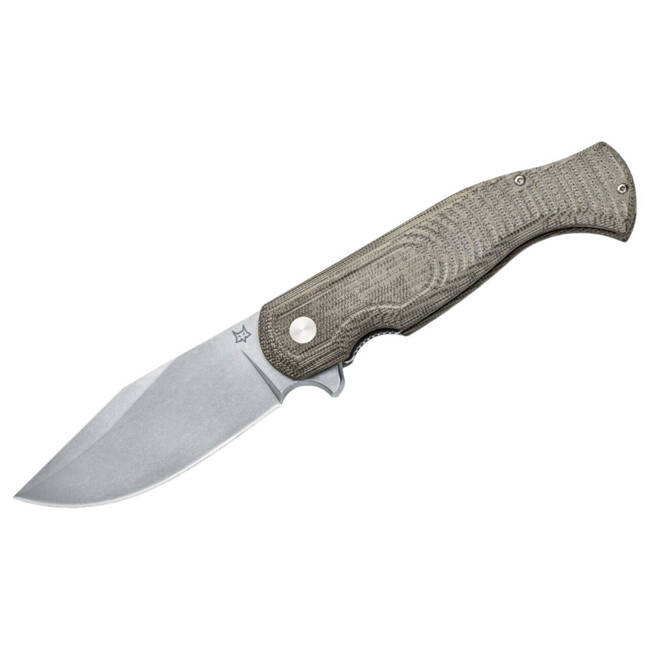 POCKET KNIFE EAST WOOD TIGER D2 OD GREEN - FOX KNIVES