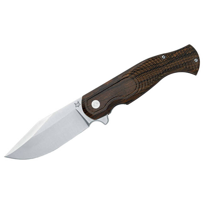 POCKET KNIFE EAST WOOD TIGER ZIRCOTE - FOX KNIVES