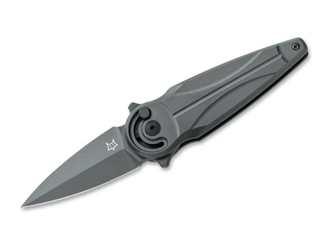 POCKET KNIFE - "SATURN TITANIUM" - Fox Knives® - ALL BLACK