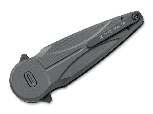 POCKET KNIFE - "SATURN TITANIUM" - Fox Knives® - ALL BLACK