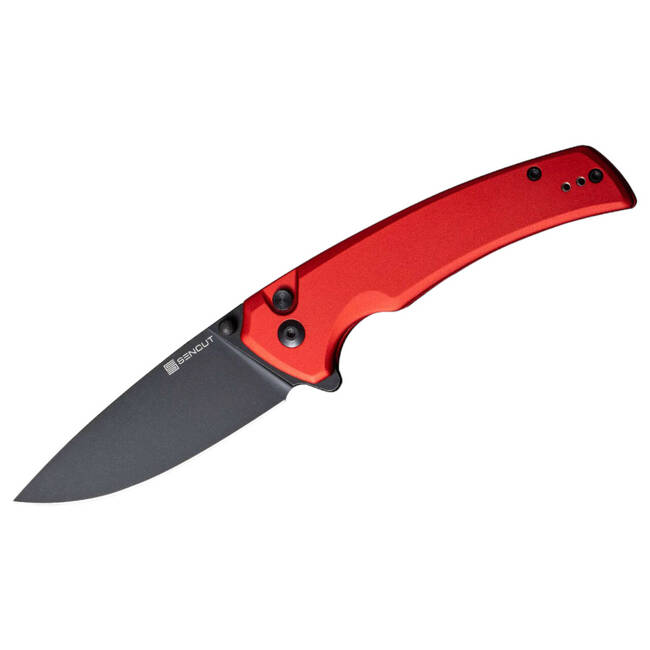 POCKET KNIFE - "SENCUT Serene Aluminum Red Black" - Böker 