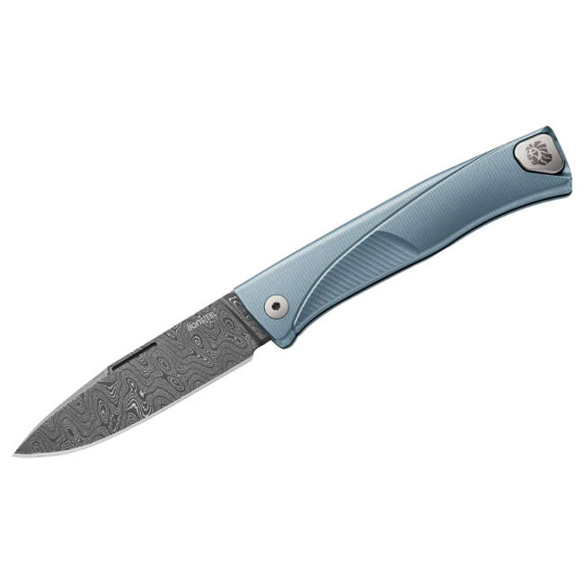 POCKET KNIFE "THRILL DAMASCUS BLUE" - LIONSTEEL