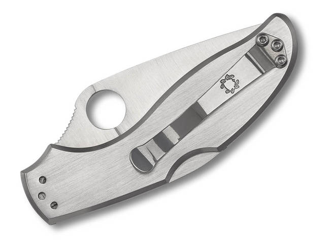 POCKET KNIFE - UPTERN COMBINATION EDGE - SILVER 