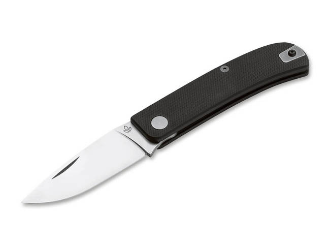 POCKET KNIFE - "WASP 14C28N" - MANLY® - BLACK 