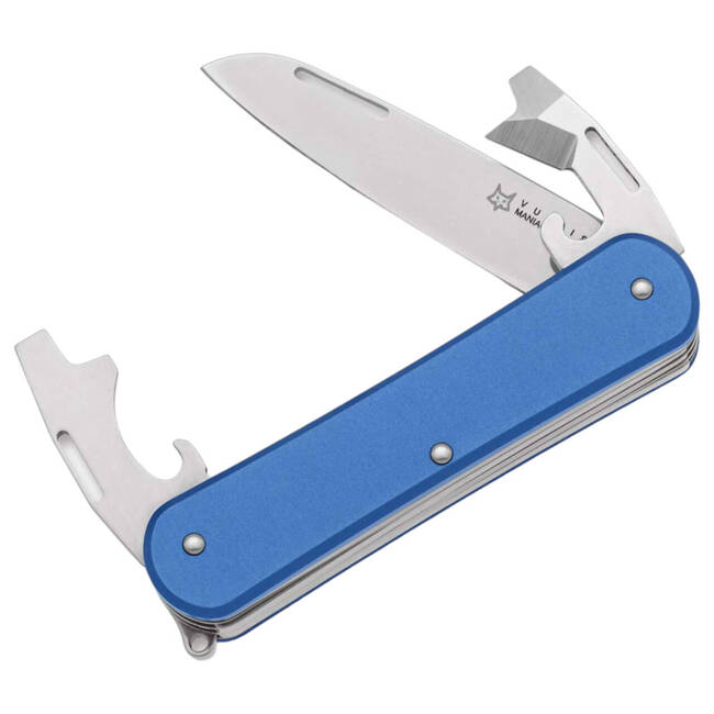 POCKET MULTI-TOOL - "Fox Vulpis 130-3 Aluminum Sky Blue" - FOX KNIVES