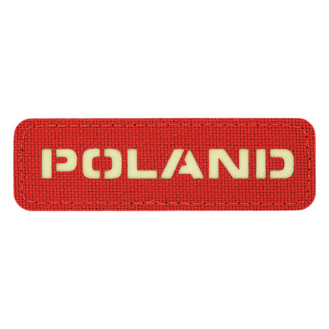 POLAND PATCH - 25 x 80 mm - LASER CUT - RED/GID - M-TAC