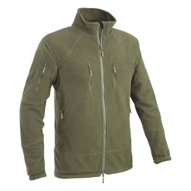 POLAR EAGLE TACTICAL TACTICAL FULL ZIP JACKET - GREEN OD - DEFCON 5