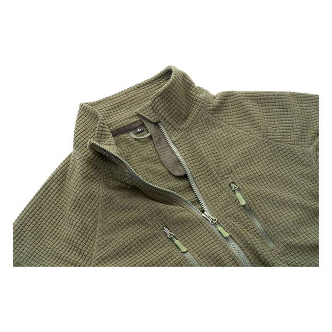 POLAR EAGLE TACTICAL TACTICAL FULL ZIP JACKET - GREEN OD - DEFCON 5