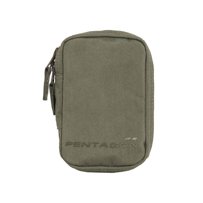 POUCH WITH MOLLE SYSTEM - "KYVOS" - Pentagon® - GREEN RAL7013