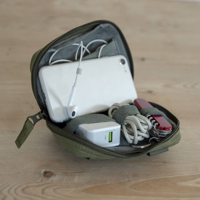POUCH WITH MOLLE SYSTEM - "KYVOS" - Pentagon® - GREEN RAL7013
