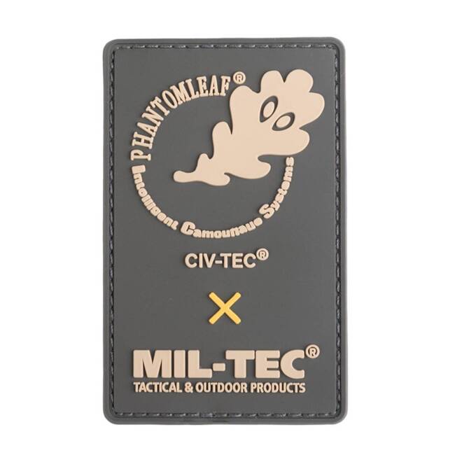 PVC PHANTOMLEAF 3D PATCH HOOK&LOOP - OD GREEN - MIL-TEC