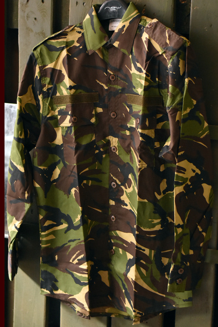 RIPSTOP SHIRT - ROMANIAN WOODLAND CAMOUFLAGE - GENUINE MILITARY SURPLUS ROMANIAN ARMY - NEW