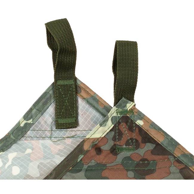 RIPSTOP TARPAULIN - "Tarp Extreme" - 300 x 300 CM - MFH® - BUNDESWEHR CAMOUFLAGE