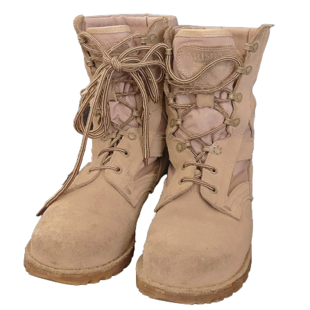 ROMANIAN MILITARY BOOTS - DESERT- USED