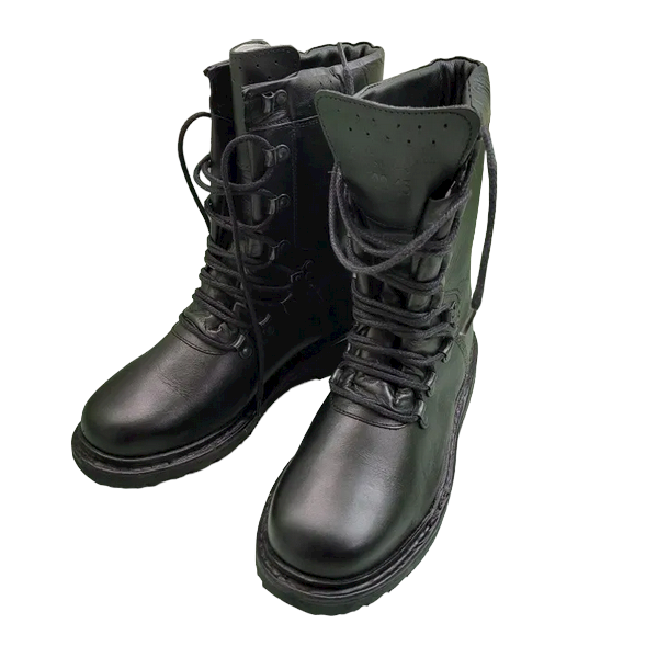 Black army style boots hotsell