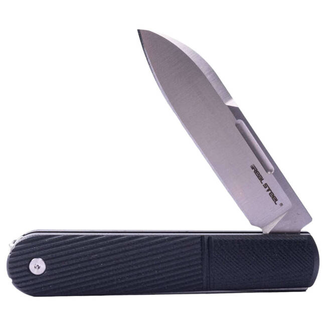 "Real Barlow RB5 Droppoint G10 Black" POCKET KNIFE - Real Steel