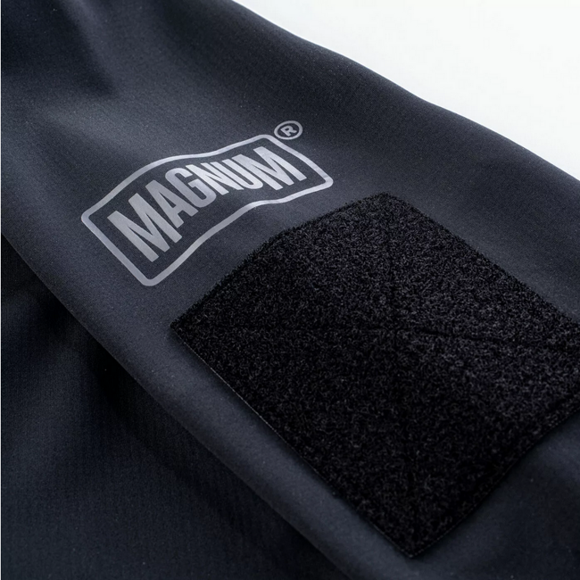 SECURITY SOFTSHELL WINTER JACKET - MAGNUM CERVUS - BLACK