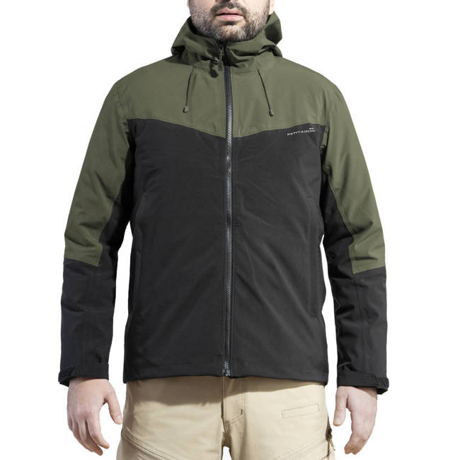 SHELL JACKET - WINDPROOF AND WATERPROOF - "MONLITE" - PENTAGON® - BLACK