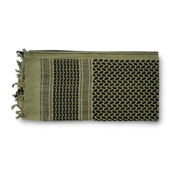 SHEMAGH SCARF - DENSE - FOLIAGE GREEN/BLACK - M-TAC