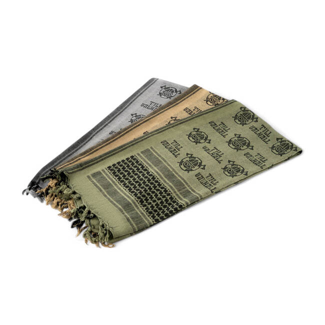 SHEMAGH SCARF - TIL VALHALL - OLIVE/BLACK - M-TAC