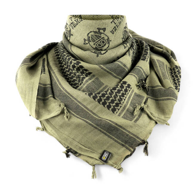 SHEMAGH SCARF - TIL VALHALL - OLIVE/BLACK - M-TAC