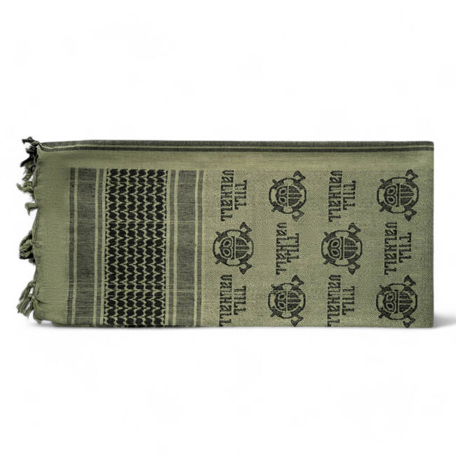 SHEMAGH SCARF - TIL VALHALL - OLIVE/BLACK - M-TAC