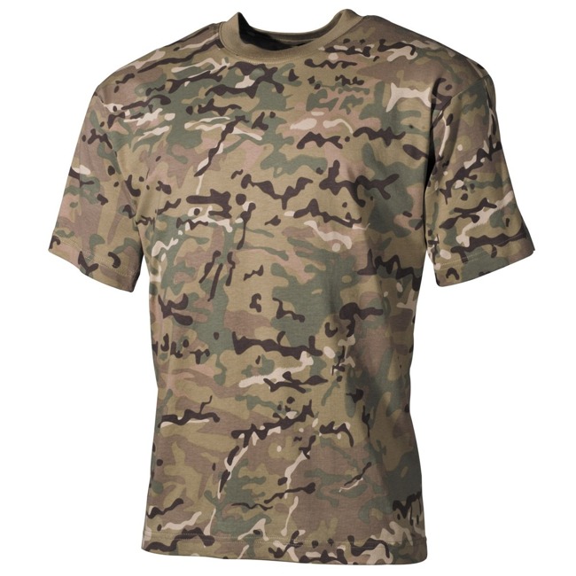 SHORT SLEEVE T-SHIRT - AMERICAN ARMY STYLE - MFH® - OPERATION CAMO