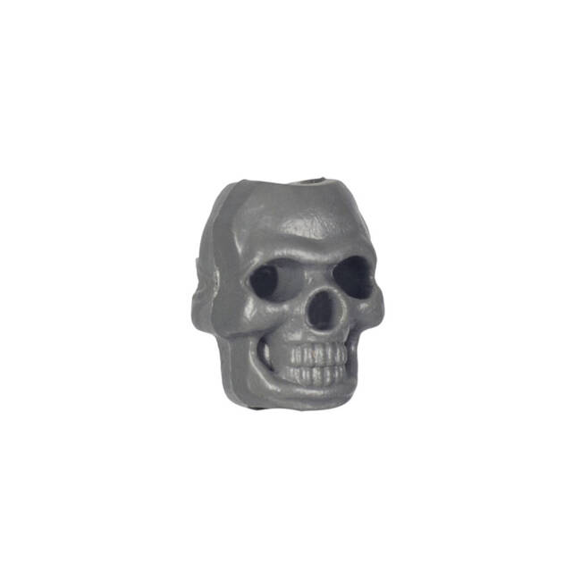 SKULL STOPPER BEAD - GREY - M-TAC